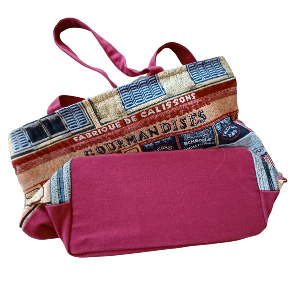 Milson & Louis zippered Tote bag with flat bottom - Picture 4 of 10